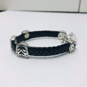 New BRIGHTON Braided Leather Bracelet